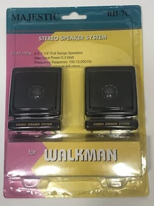 Majestic Sistema de Altavoces Estéreo para Walkman RH-7C Nuevo - Imagen 1 de 3