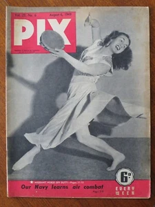 Pix magazine Australia August 6 1949 - Nowra Naval Air Station, Vija Greiners - Picture 1 of 5