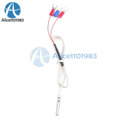 PT100 1m 2m Platinum Resistance Temperature Sensor Temperature Probe - Image 1 of 4