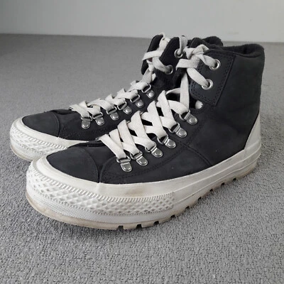 Converse Trainers Mens UK 6 EUR 40 Black Ash Grey White CTAS Street Hiker Hi-Top - image 1 of 4