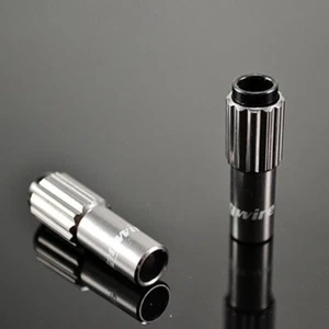 Jagwire Mini Inline Barrel Adjuster In Line Pair , Dark Silver - Picture 1 of 2