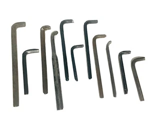 Hex Key Allen Wrench Metal 11 Large Arm Metric One Hand Made - Picture 1 of 7
