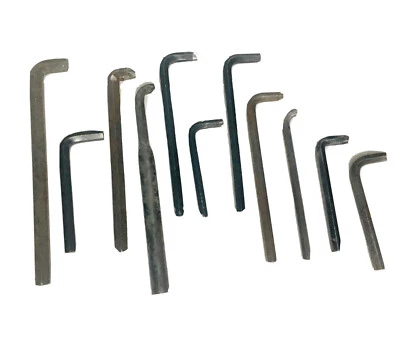 Hex Key Allen Wrench  Metal 11 Large Arm Metric One Hand Made - Image 1 of 4