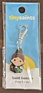 Tiny Saints Charm Saint Gemma Catholic Charm - NEW - Picture 1 of 2