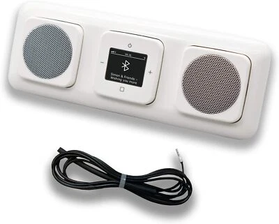 BUSCH JÄGER DAB+ Unterputz Bluetooth Radio 2 Lautsprecher 8217U-101 Reflex SI - Bild 1 von 2