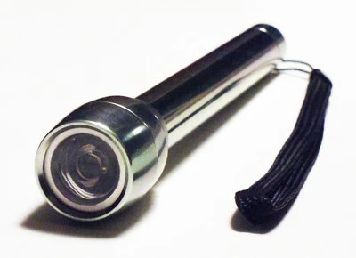 RUBY ELECTRONICS Silver Color Luxeon 3W White LED Aluminum Flashlight AA X 3 Super Bright Light !