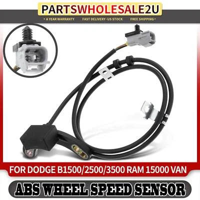 Sensor de velocidad de rueda ABS delantero derecho para Dodge Ram 1500 Van B1500 B2500 96-97 tracción trasera Foto 1 de 4