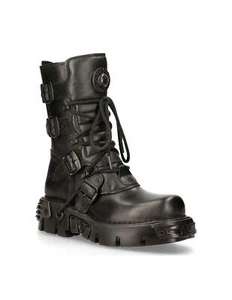 New Rock Schuhe Boots M.373-S18 Stiefel Bikerstiefel Gothic NEU Unisex - Bild 1 von 6