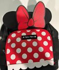 Disney Aldi Minnie Mouse Soft Backpack Limited Edition Black/Red 