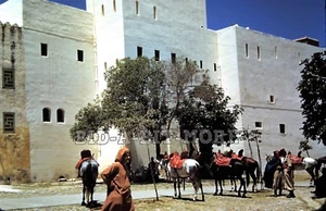 Original Slide - 1950's - Horses, Castle, People in Middle East - North Africa - Picture 1 of 1