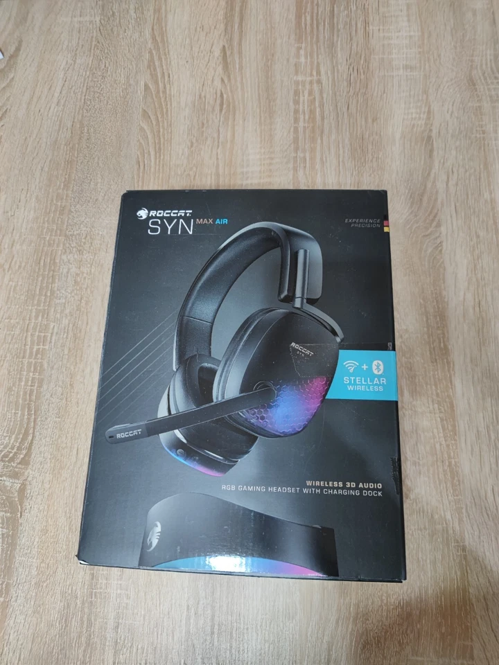 Cuffie ROCCAT Syn Max Air Wireless PC Bluetooth *Arco Spezzato* Gaming Top - Immagine 1 di 4