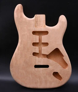 Unfinished Guitar Body Replacement SSS Style Mahogany wood DIY Guitar - Picture 1 of 7
