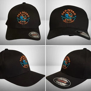 Tarjetas deportivas San Pedro FLEXFIT 6 paneles sombrero ajustado L/XL negro - Imagen 1 de 5