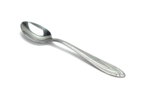 Hampton Silversmith LACE FROSTED Teaspoon 6 3/4” Stainless Flatware - Picture 1 of 4