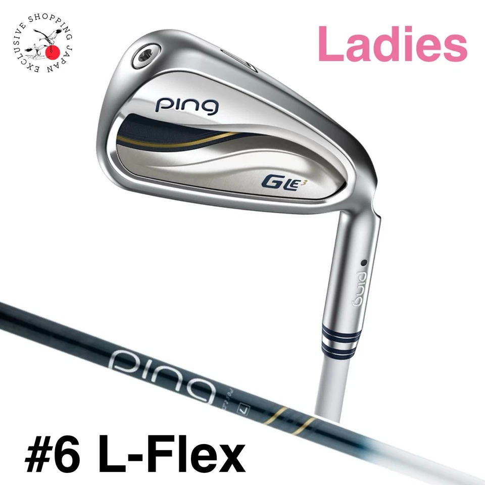 PING Golf G LE3 Iron #6 L-Flex ULT 250 J Graphite Shaft Ladies Japan RH New - Image 1 of 4