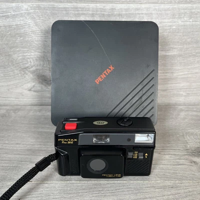 Pentax Pino 35E 35mm Film Camera Point & Shoot Black F3.6 In Original Box Rare - Image 1 of 4