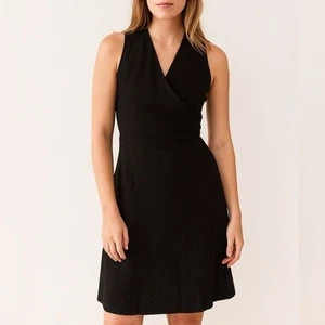 Eileen Fisher Stretch, Crêpe Wickelkleid PL - Bild 1 von 9
