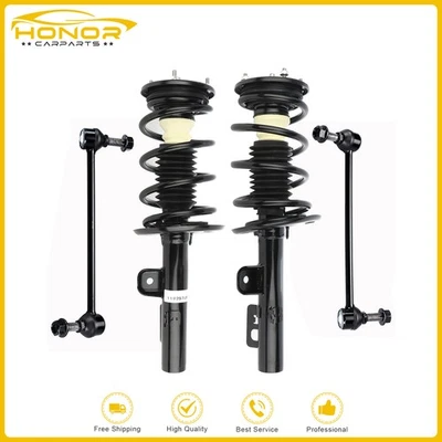 For 2010 2011 2012 Ford Flex Front Struts w/ Coil Spring Assembly Sway Bar Kit - Image 1 of 4