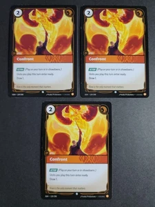 Confront (X3) 129/298 Common Riftbound Origins - Picture 1 of 2