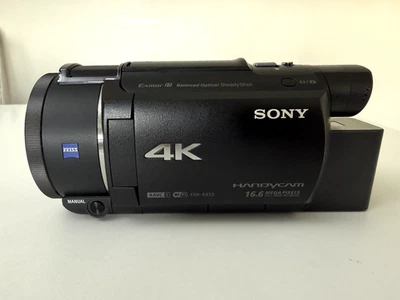 Sony FDR-AX53 4K UHD WiFi NFC Compact Camcorder Digital Camera - Image 1 of 4