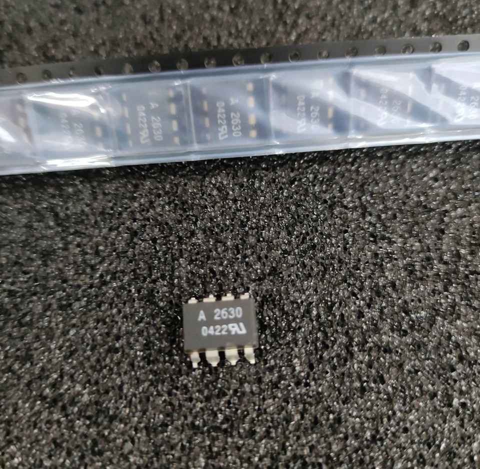 4 Stück/pcs - HCPL2630 AGILENT Gull Wing SMD 8 - Optocoupler HCPL2630-300 A2630 - Image 1 of 1