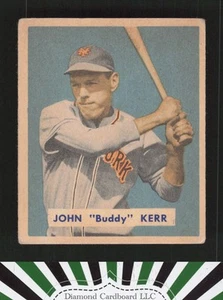 1949 Bowman #186 John "Buddy" Kerr VGEX - Picture 1 of 2