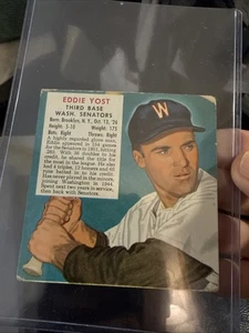 1952 Red Man All Stars Nr. 25 Eddie Yost Washington Senators - Bild 1 von 2