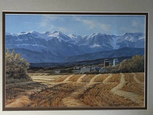 ALBERTA PANORAMA Isabel Levesque Signed #263/700 Canadian Rockies Print Litho - Picture 1 of 12