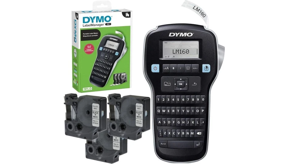 Drukarka etykiet DYMO LabelManager 160 dla biura, domu, instalatora (LM 160) S09 - Image 1 of 1