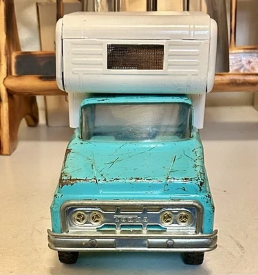 Camión cámper Tonka 1963 turquesa vintage años 60 Foto 1 de 4