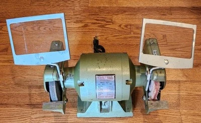 Amoladora de banco de rodamientos de bolas HG-6S de colección Central Machinery 1/2 HP 3450 rpm Foto 1 de 4