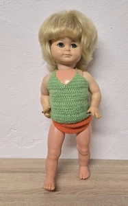 Spielpuppe Vinylpuppe Schildkröt Doll 46 cm Schlafaugen Sprachfunktion - Bild 1 von 18