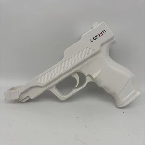 Nintendo Wii Venom Gun White Wii Attachment Shooting Zapper - Picture 1 of 10