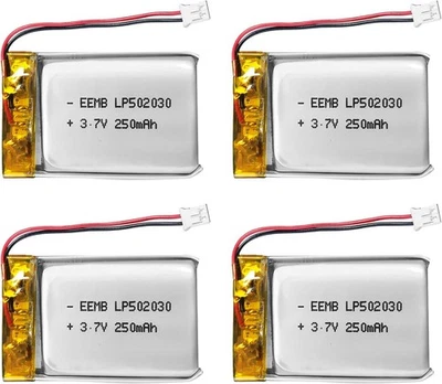 Lithium Polymer Akku 3,7 V 250mAh 502030 Wiederaufladbarer Lipo-Akku mit - Bild 1 von 4