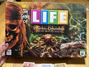 The Game Of Life Pirates Of The Caribbean Dead Mans Chest - Board Game- Complete - Picture 1 of 8