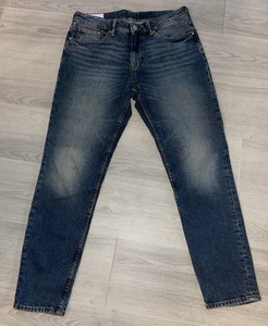 H&M Cool Mens Jeans Trousers Tapered Regular Fit Size W 32 / L32 - Picture 1 of 7