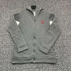 Puma Hoodie Youth Large 14-16 Gray Full Zip Long Sleeve Pocket Outdoor L - Picture 1 of 7