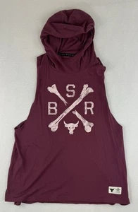 Under Armour Project Rock BSR Blood Sweat Respect Tank Top Hoodie Size XL GYM - Picture 1 of 10