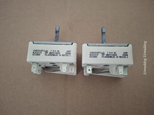 (JUEGO DE 2) Parte # WB24T10026 Genuino OEM GE Horno Cocina INTERRUPTORES INFINITOS - Imagen 1 de 6