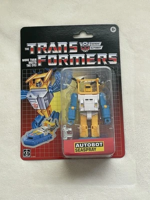 Transformers Age Of The Primes Walmart Exclusive Retro Card deluxe Seaspray NEW - Image 1 of 4