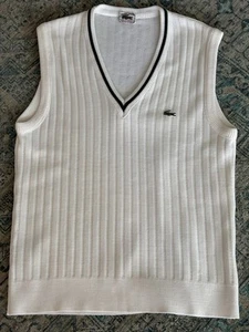 Lacoste Vintage Tennis Pullunder anni 80 Taglia 4 (M) | Made in France | Raro! - Foto 1 di 9