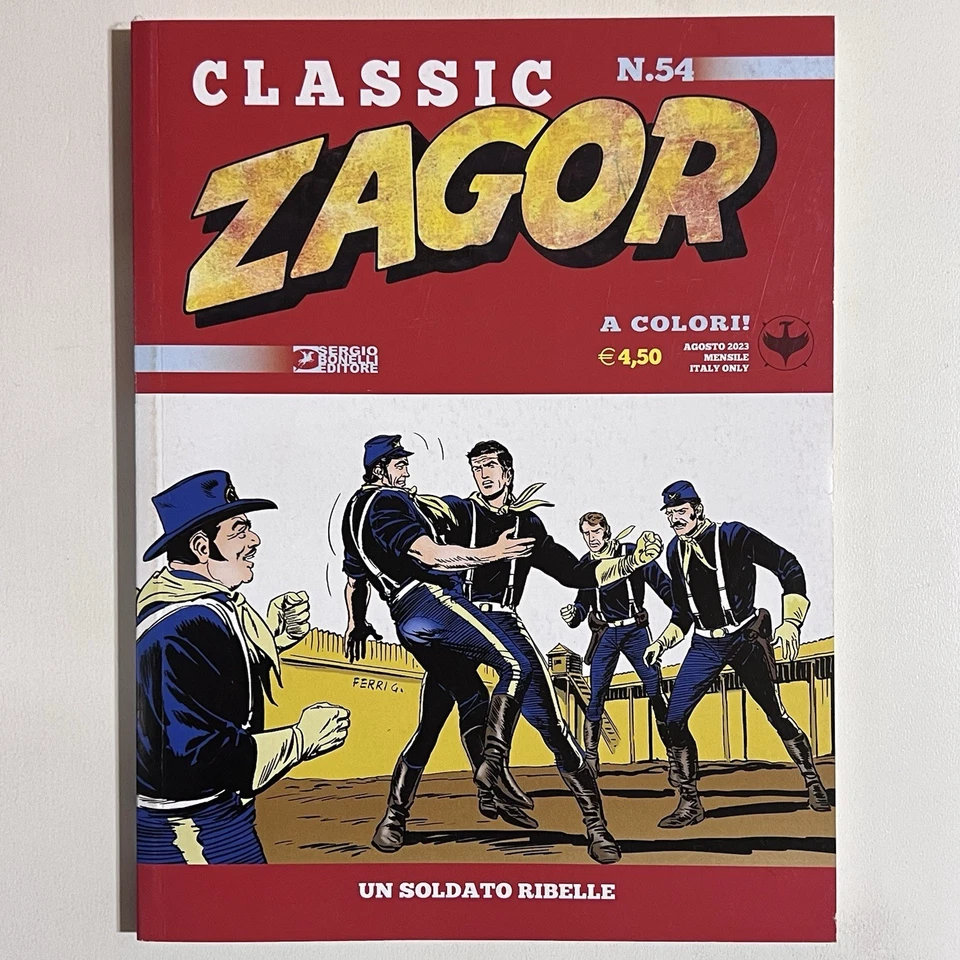 CLASSIC ZAGOR 54 UN SOLDATO RIBELLE FUMETTI BONELLI RISTAMPA COLORI AGOSTO 2023 - Immagine 1 di 1