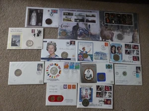 Excellent Collection 1969-2004 GB Coin FDCs (13) - Picture 1 of 1