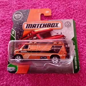 Matchbox 1-125 Series Carded - #102 '95 Custom Chevy Van (With Bike) - Met Brown - Picture 1 of 2
