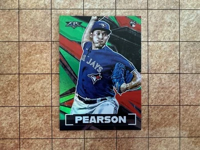 2021 Topps Fire Nate Pearson 25 Rookie RC Green /199 Toronto Bluejays - Image 1 of 2