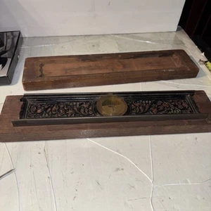 Antique Level Rare 1867 Davis Level & Tool Co. W/Wood Case 12” Inclinometer Rare - Picture 1 of 24