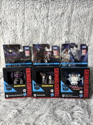 Transformers Studio Series Lot Of 3 Ravage - Shockwave- Exo-Suit Spike Witkicky  - Image 1 of 4
