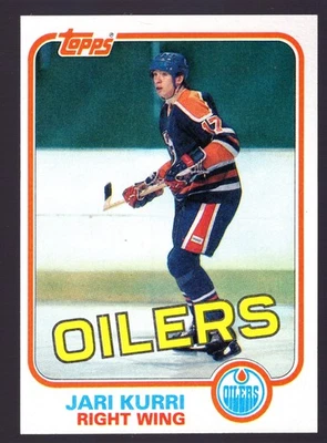 Aceites Topps JARI KURRI #18 RC Edmonton 1981-82 Foto 1 de 2