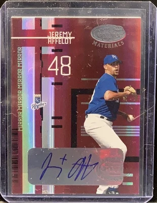 2005 Leaf Certified Materials Mirror Red #91 Jeremy Affeldt Signatures Auto /250 - Image 1 of 3