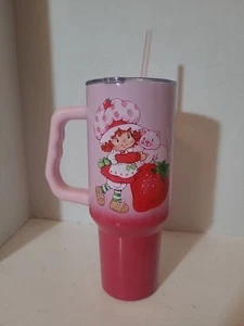 Strawberry Shortcake Straw Tumbler with Handle 40oz  - Picture 1 of 7